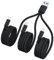 GIMIRO Câble de charge USB 3 en 1 [120 cm pour chaque branche] Charge rapide des données Câble USB pour téléphones de type C Micro appareils Black- MMC