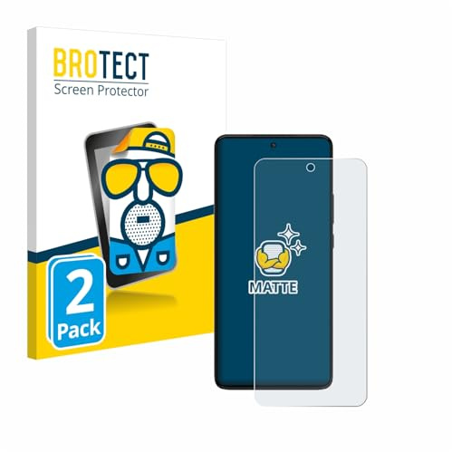 BROTECT Schutzfolie für Motorola Moto G84 | 2 Stück Entspiegelnder Displayschutz Made in Germany Matte Displayschutz-Folie Anti-Reflex Anti-Fingerprint Einfache Montage