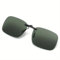 Boolavard Clip-on-polarisierte Nachtsicht-Fahrsonnenbrille mit UV-400-Blocker zum Tragen über einer Korrekturbrille (Grün)