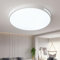 Natsen 96W Deckenleuchte LED Deckenlampe, dimmbar mit Fernbedienung, Runde Leuchte für Küche Diele Wohnzimmer Schlafzimmer Büro, Weiß (50 * 50 * 5cm)