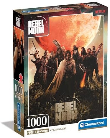 Clementoni Netflix Rebel Moon Puzzle 1000 Teile Erwachsene - Puzzle Erwachsene in 70 x 50 cm - Puzzle Erwachsene anspruchsvoll von Clementoni 39865