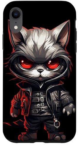 iPhone XR Cyberpunk Cat Case
