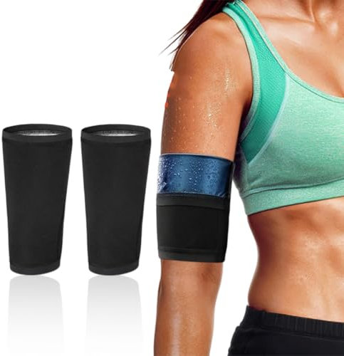Fascia Dimagrante per Braccia, Sauna Cintura Braccio, Fasce Sportive per Sudare, Brucia Grassi Sudorazione, Banda Sudore per Fitness Yoga