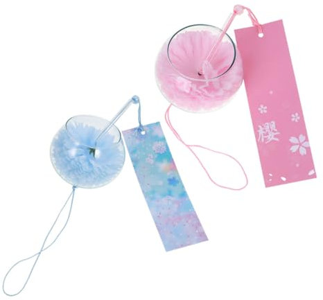 Milisten Carillon À Vent Traditionnel en Verre Décoration Polyvalente À Utiliser