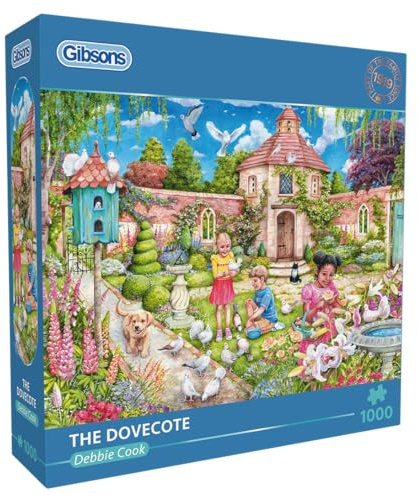 Gibsons Puzzle The Dovecote 1000 Teile bunt Karton nachhaltig
