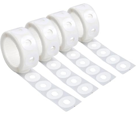 4 Boxen Verstärkung Etikett PVC Water Proof Loch Loch Verstärkung Etikett für Büro