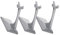 VICASKY 3pcs Aircraft Model Stand Model Plane Stand Plate Holders Display Stand Airplane Holder Base Aircraft Model Support Airplane Model Plate Stands for Display Planes Plastic Grey