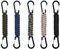 Ouligay 5 Stück Paracord Schlüsselanhänger mit Karabiner, Schlüsselband mit Karabiner Multifunktion Paracord Karabiners, Geflochtenes Lanyard für Survival Camping Wandern Angeln Reisen