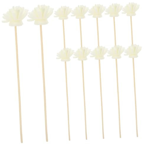 KAILIKETIY 36stücke Teiliges Blüten-Reed-diffusor Duftstäbchen Für Ätherische Öle Schnell Duftend Sicherer Aromadiffusor Dekorative Raumduftstäbchen Für Spa Und Innenraum