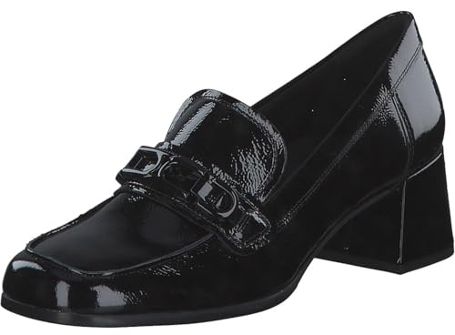 HÖGL 104345-010 Schwarz - Pump - Damenschuhe Modische Pumps/Ballerina, Schwarz, Leder (wetlack-Leder), absatzhöhe: 35 mm
