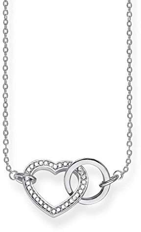 Thomas Sabo Damen Kette Forever Together Herz 925 Sterling Silver KE1644-051-14-L50v