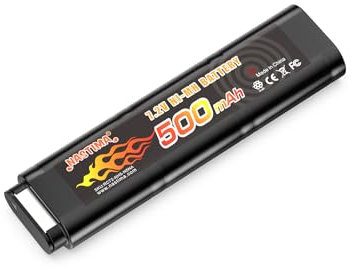NASTIMA 2/3N 7,2 V 500 mAh Ni-MH Batterie pour CM030 CM121, CM122, Marui 18C, P8, M93R AEP AEG M81, M84 et TM AEP Airsoft Guns Toy