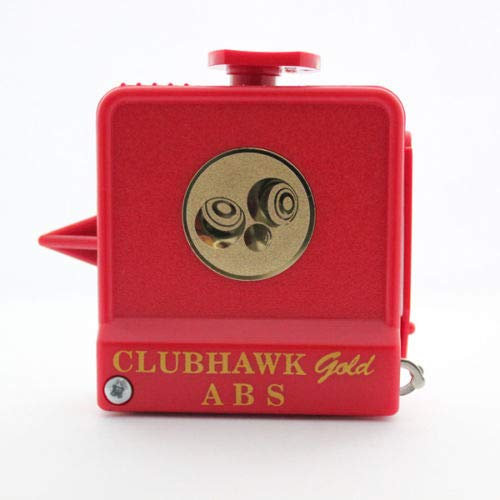 Henselite Clubhawk Gold ABS 9ft String Bowls Measure (Red)