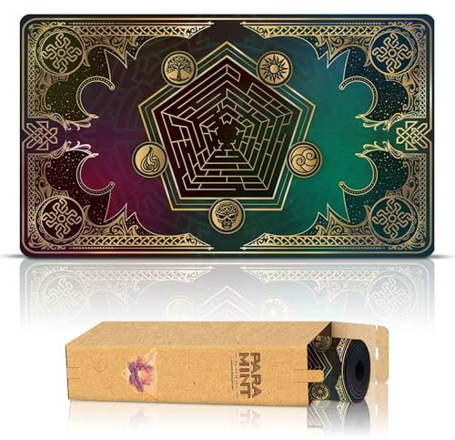 Paramint Mana Blast (Stitched) - MTG Playmat - Compatible for Magic The Gathering Playmat - Play MTG, Yugioh, Pokemon, TCG - Original Play Mat Art Designs & Accessories