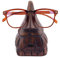 Ajuny Unique Nose Shaped Wooden Spectacle Eyewear Holder Sunglasses Stand Hand Carved for Women and Men 5 Inch