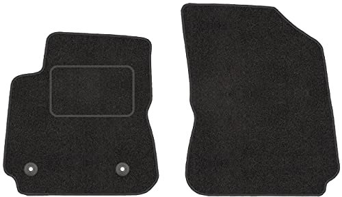 Jeu de 2 tapis de sol avant en velours pour Citroën C4 Cactus - Ajustement parfait