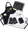 ETLEE Mr. & Mrs Küchen schürze, Kochschürze mit verstellbarem Nackenbügel und 2 Taschen, können für Grillabende von Männern und Frauen im Garten verwendet werden (Schürzen & Ofenhandschuhe Set)