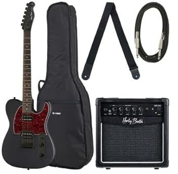 Guitarra eléctrica - Harley Benton TE-20HH SBK Standard Bundle