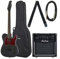 Guitarra eléctrica - Harley Benton TE-20HH SBK Standard Bundle