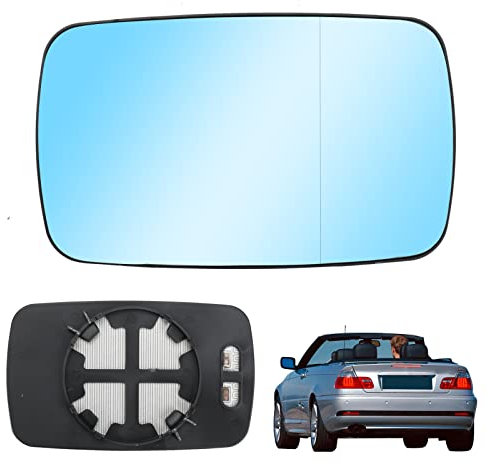Spiegelglas Ersatz für BMW 3er Cabriolet E46/Coupe E46, Außenspiegel Glas Asphärisch Ersatz für BMW 7 Series E65/E66/E67, Verstellbar Geeignet Umkehrlinse Rückfahrglas Spiegel (1R)