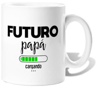 latostadora Taza Divertida para Regalar Futuro Papá Cargando - Tazas de café grandes, graciosas, bonitas para el desayuno - Regalos originales - 325 mL - ref. 5528239