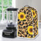 Poceacles Leopard Sunflowers Pattern Blender Covers Food Processor Cover with Durable Handle, Dust Covers for Kitchen Stand Mixer or Coffee Maker