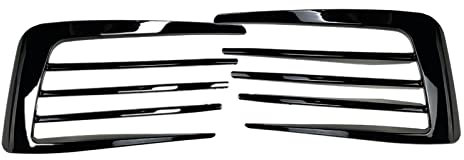 Griglia Fendinebbia per VW per Golf 7 GTI 2013-2016 Paraurti Anteriore Laterale Air Vent Trim Nero Telaio di Aspirazione Auto Griglia Splitter Spoiler Cornici Fendinebbia (Color : 2PCS-B Type)