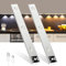Tailcas Under Cupboard Kitchen Lights, 2 Pack 2000mAh USB-C Rechargeable Motion Sensor Under Cabinet Kitchen Lights, 3 Colors Dimmable Under Cabinet Lights, 40cm Wireless Magnetic LED Closet Lights