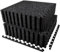 AIRHOP 24 Matten 60x60x1,4cm Extra Dicke robuste Gummierte, rutschfeste Puzzlematte, geeignet für Fitnessstudio und Heimfitness, schwere Trainingsbelastung, bodenschutzmatte Fitness, fitnessmatte