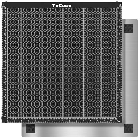 ToCome Waben laser Arbeitstisch 400 x 400mm Wabentisch für laser Graviermaschine, Wabentisch Laser Honeycomb Waben Bett 15.7 x 15.7 Waben laser bett für Laserschneider