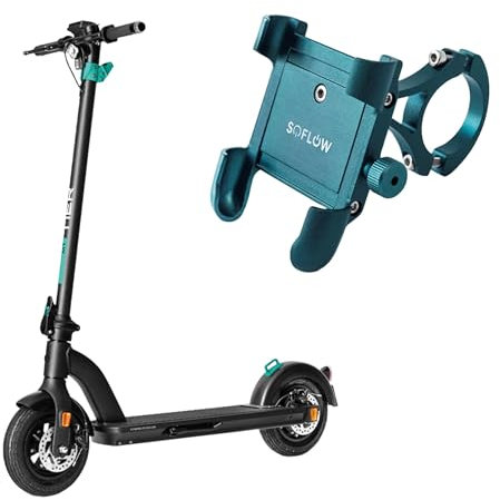 SoFlow - SO myTIER Faltbarer 10 E-Scooter + Handyhalterung mit Deutscher Straßenzulassung hohe Belastbarkeit bis 150kg Lange Reichweite 40km Höchstgeschwindigkeit 20 km/h