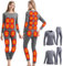 GHKWXUE Winter Women Damen Elektrische Heizung Thermal Underwear Set USB-Konstanttemperatur 28 Zonen intelligente beheizte Thermounterwäsche Geeignet für kalte Winter-Thermal Underwear zum Skifahren