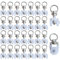 30 Stück Schienenrollen Metall, Gardinenschiene Rollen, Vorhangschienen Gleiten, Vorhang Track Roller, Vorhangschiene Riemenscheiben, zum Aufhängen Vorhängen Wohnzimmer, Schlafzimmer und Bad (Small)