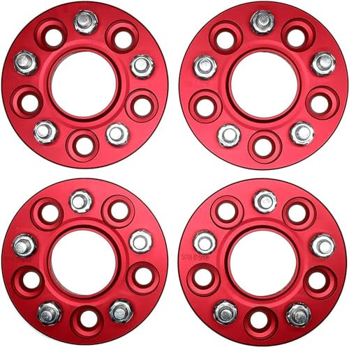 DZSQQGSDSF Aluminium Spurverbreiterung Passend Für Focus MK2, MK3, RS, ST T4 20 Mm Eloxierte Aluminium-Nabenzentrierungs-Distanzscheiben PCD 5 X 108, 12 X 1,5 Mm, Mittelbohrung: 63,4 Mm, 4 X 20 Mm