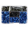OPYJRL Kit d'outils quincaillerie Boulons De Carénage De Moto, Vis De Carénage, Attaches De Carénage pour Suzuki GSXR 600 750 1000 K1 K2 K3 K4 K5 K6 K7 K8 K9 K10(Blu)