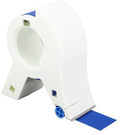 Applicateur de Ruban de Peinture de Masquage, Applicateur de Ruban de Peintre en Plastique, Distributeur de Ruban de Masquage avec 5 Rouleaux de Ruban de Peintre Bleu