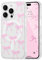 UEEBAI Magnetisch Hülle für iPhone 12 Pro Max, Niedliche Silikon Tansparent Handyhülle mit Schleife Schutzhülle mit Kabelloses Laden, Weiche Bumper Cover Case für Frauen Mädchen, Rosa