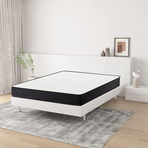 Luxirest Lit 140x190 avec Sommier et Matelas(Matelas 140x190x22+Sommier Tapissier)
