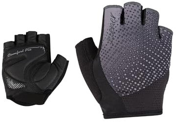 Ziener Damen Calina Fahrrad-/Mountainbike-/Radsport-Handschuhe | Kurzfinger - atmungsaktiv/dämpfend, Black, 7,5