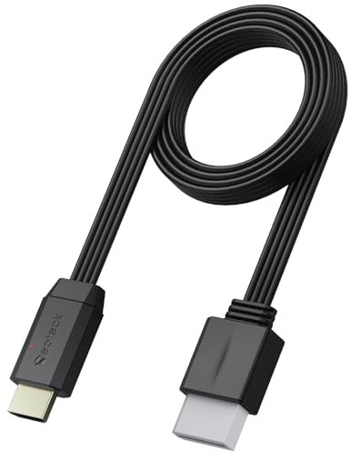 Neoteck Adaptateur Wii vers HDMI 150cm Câble Vidéo Audio Haute Définition 720P/1080P Convertisseur Console Plug & Play Sans Alimentation Compatible avec TV Écran Moniteur Projecteur - Noir