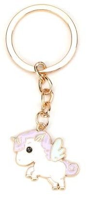 OBEISN Schlüsselanhänger Einhorn Für Frauen, Kreatives Cartoon-Design Als Geburtstagsgeschenk Für Freundin Oder Schwester, Perfekt Für Freundinnen, Stilvolle Kleine Geschenke Und Mehr
