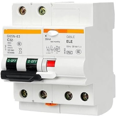 SAYTAK Magnetotermico,Interruttore Magnetotermico Protezione da perdite Piccolo Interruttore Automatico Interruttore di sovraccarico e cortocircuito Domestico(1P,10A)
