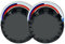 4 Pièces Cache Moyeu 68mm,Auto Cache Moyeux,Cache Moyeu Centre de Roue,Enjoliveur de Voiture,Bouchon de Jante,Plastique ABS Cache-Moyeu,Accessoires de Voiture avec la Plupart des Voitures