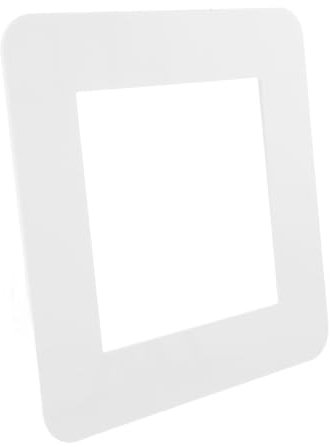 Lurrose Dekorative Aufkleber Wechseln Elektrische Abdeckung Steckdosenabdeckungen Für Steckdosen Wandplatten Abdeckplatten Für Steckdosen Doppelte Lichtschalter-abdeckplatte Weiß Acryl