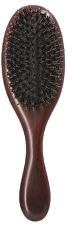 Vayose Signature Haarbürste, natürliche Wildschweinborstenbürste für alle Haartypen, weicher Holzgriff, reduziert Frizz & stellt den Glanz wieder her, geeignet für Männer und Frauen