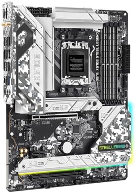 Gaming Motherboard Fit For ASROCK X670E STEEL LEGEND Motherboard X670 AM5 DDR5 256GB M.2 ATX Support Ryzen 7 8700 5 8500 9700