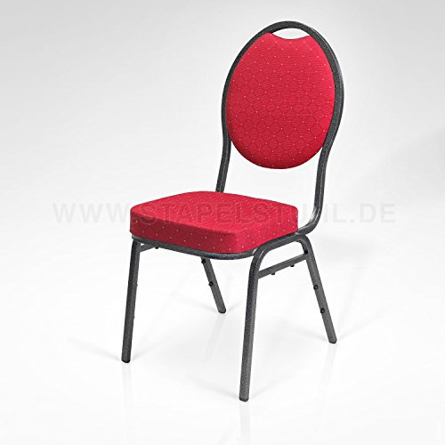 8er Set SSBD03 Stapelstuhl rot Bankettstühle Stapelstühle Konferenzstühle Seminarstuhl Seminarstühle Konferenzstuhl Wartezimmerstühle Wartezimmerstuhl