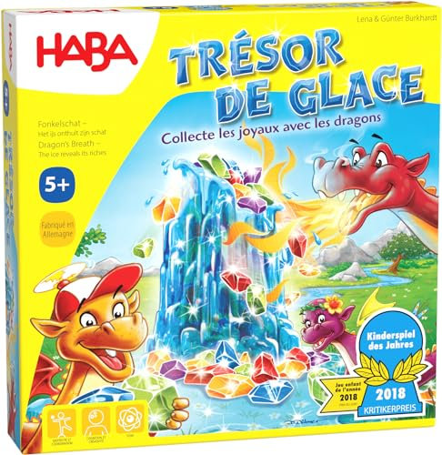 HABA - Trésor de Glace - Jeu de société d'adresse - 5 Ans et Plus - Réf 303404