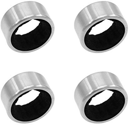 BESTonZON 4 Pezzi Anello del Vino, Acciaio Inox a Prova di Tenuta Accessori Vino, Uso per la Casa Ristorante