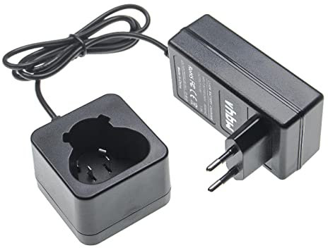vhbw Ladegerät für Worx WA3503, WA3509 Li-Ion-Akkus, 12.6V, 1.5A
